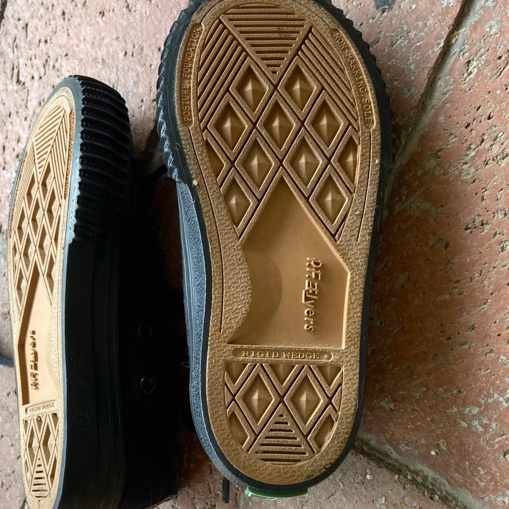 NBW P.F. Flyers Kids Black Canvas Sneakers - Picture 6 of 9